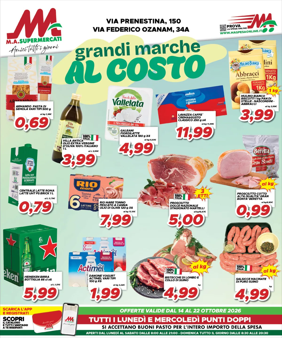 Copertina volantino M.A. Supermercati
