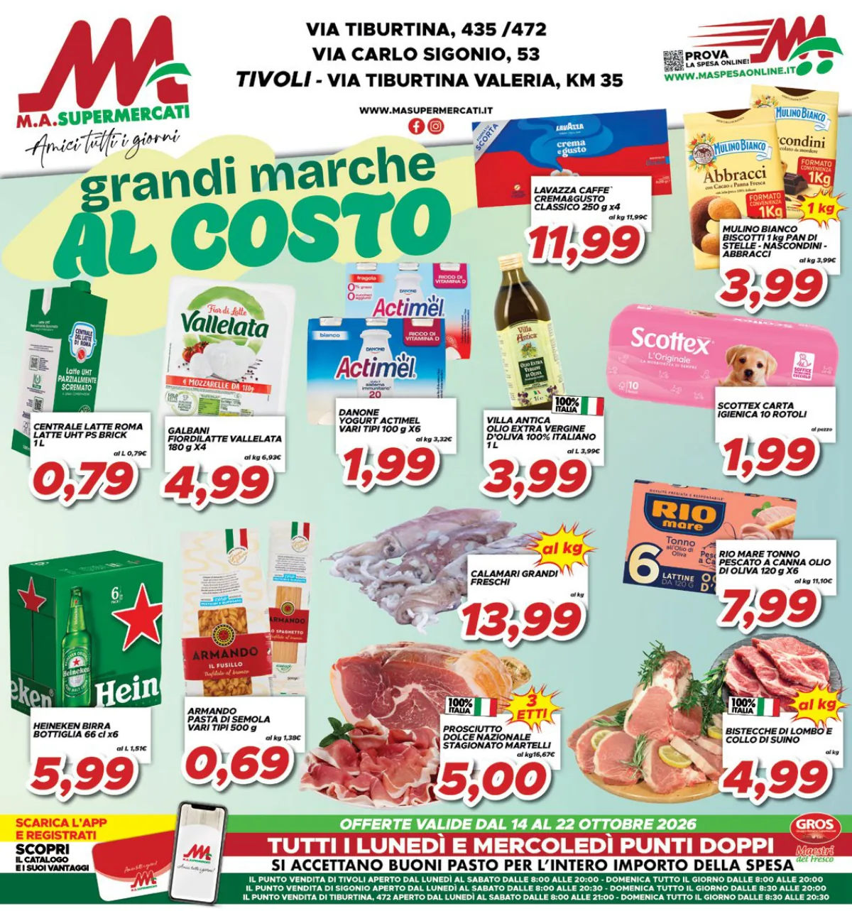Copertina volantino M.A. Supermercati