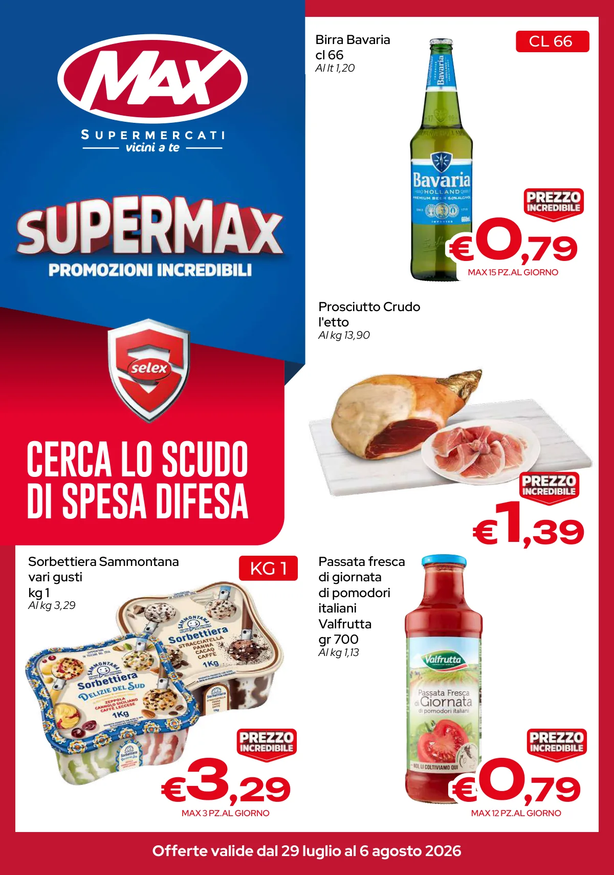 Volantino MAX-SUPERMERCATI a Leonforte