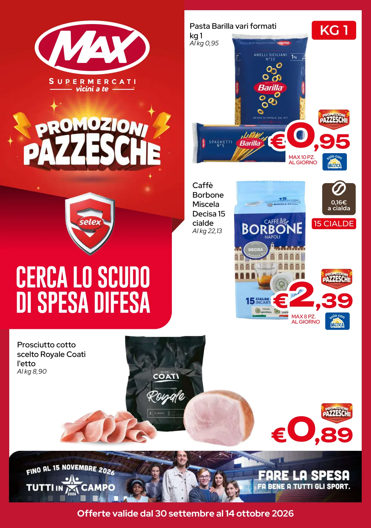 Volantino MAX-SUPERMERCATI
