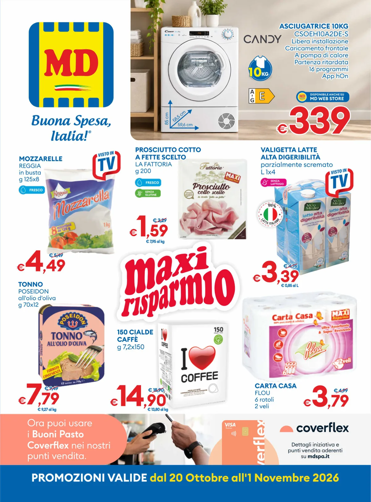 Copertina volantino MD