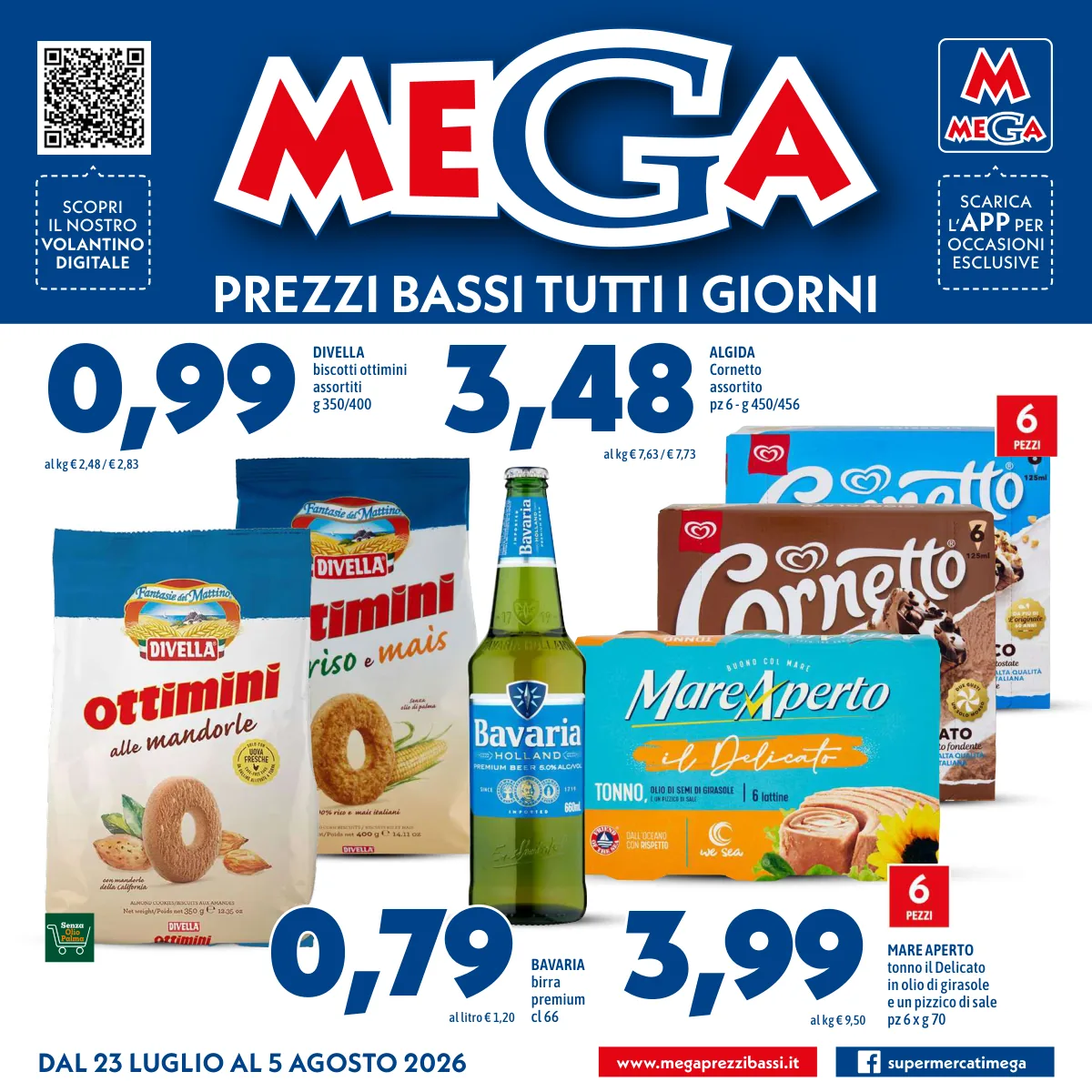 Volantino Supermercati Mega a MASERA' DI PADOVA