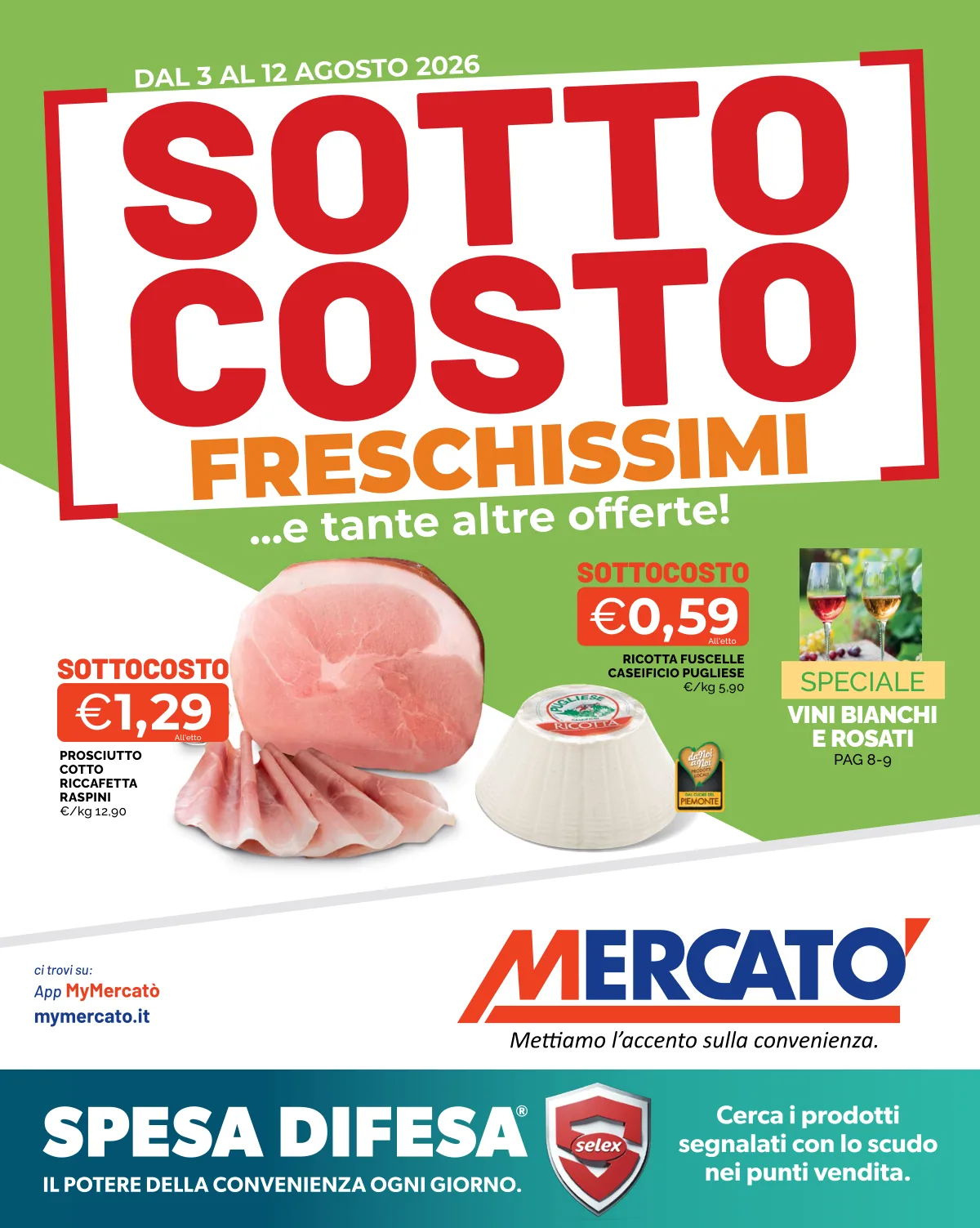 Volantino mercato a ALBA