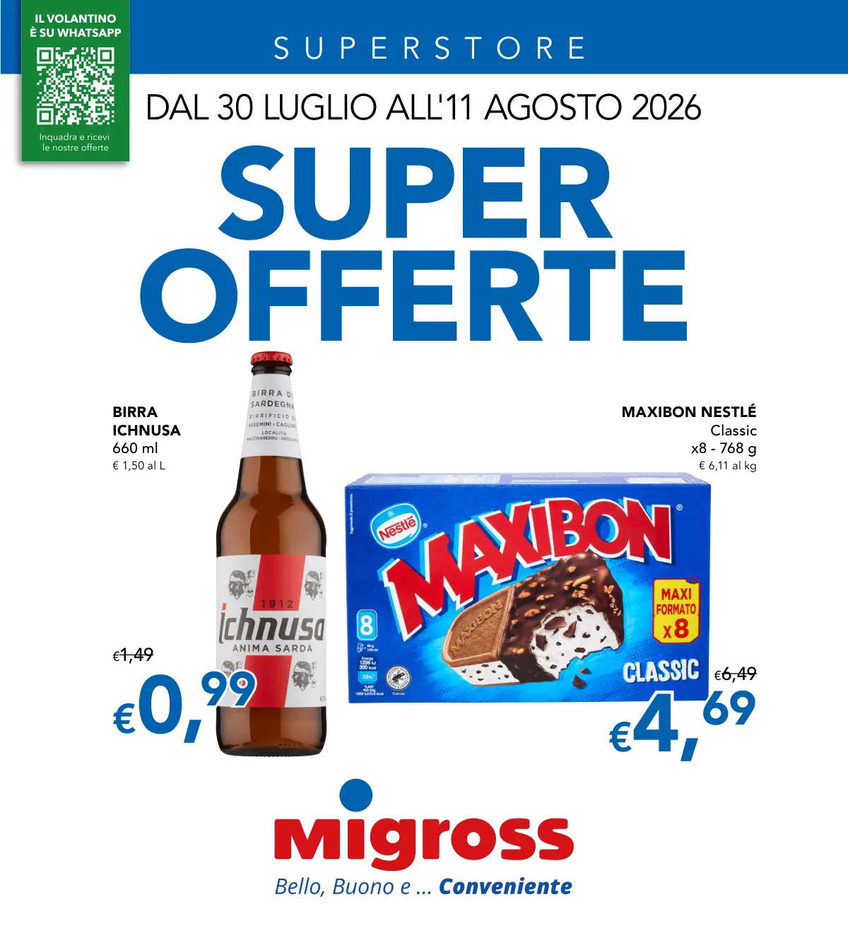 Volantino Migross-Superstore offerte Castenedolo