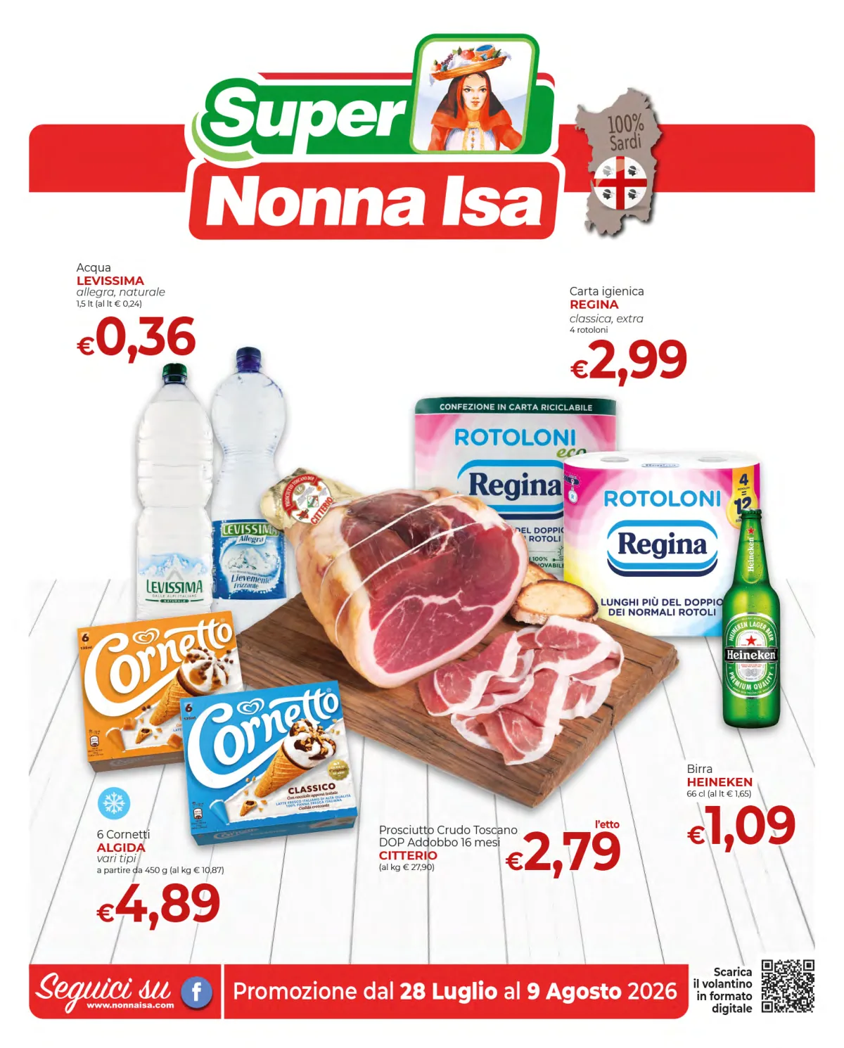 Volantino Nonna Isa a TRINITA' DI AGULTU