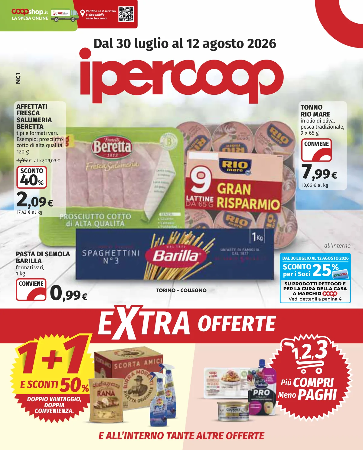Volantino ipercoop offerte TORINO