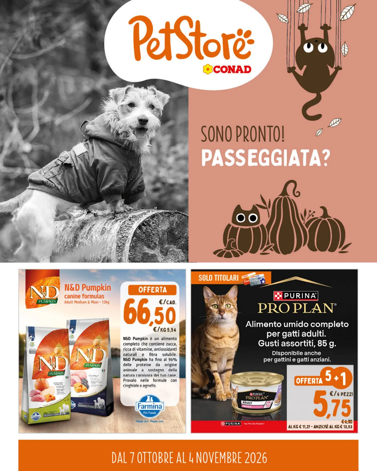 Volantino Pet Store Conad