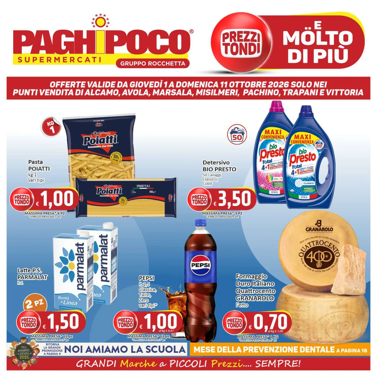Volantino Paghi-Poco