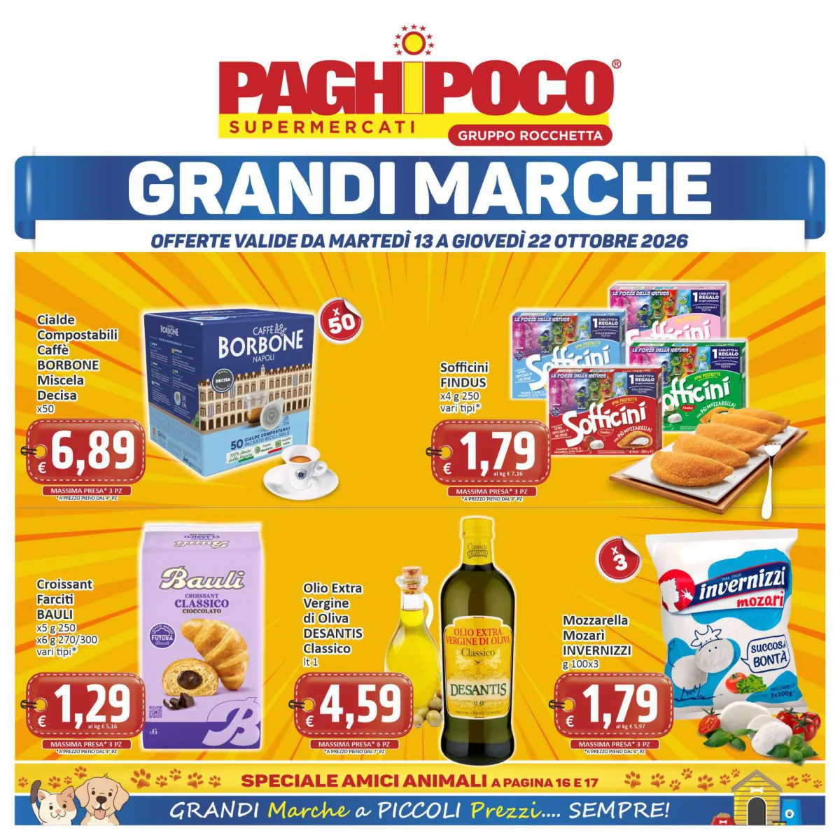 Volantino Paghi-Poco