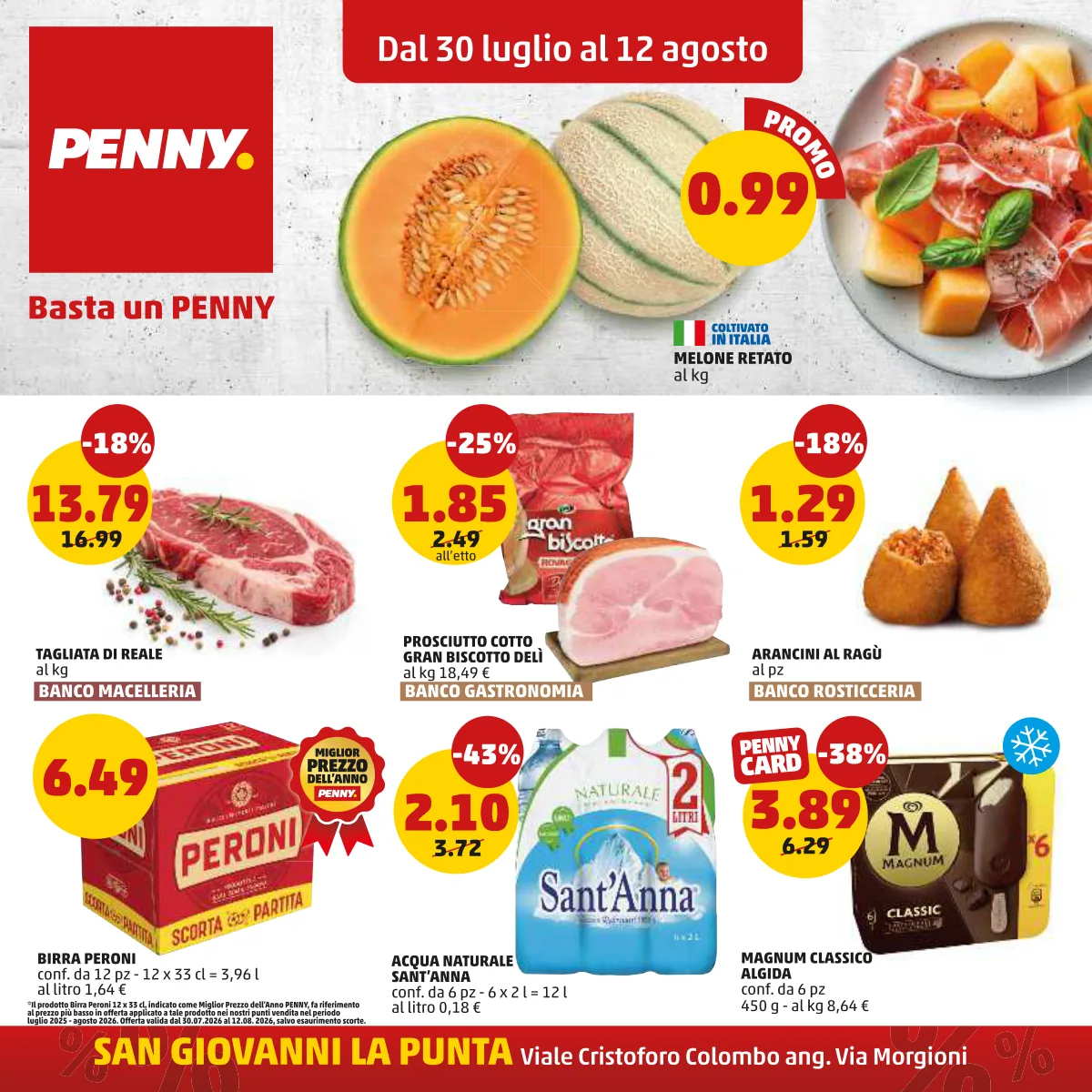Volantino penny market a Catania