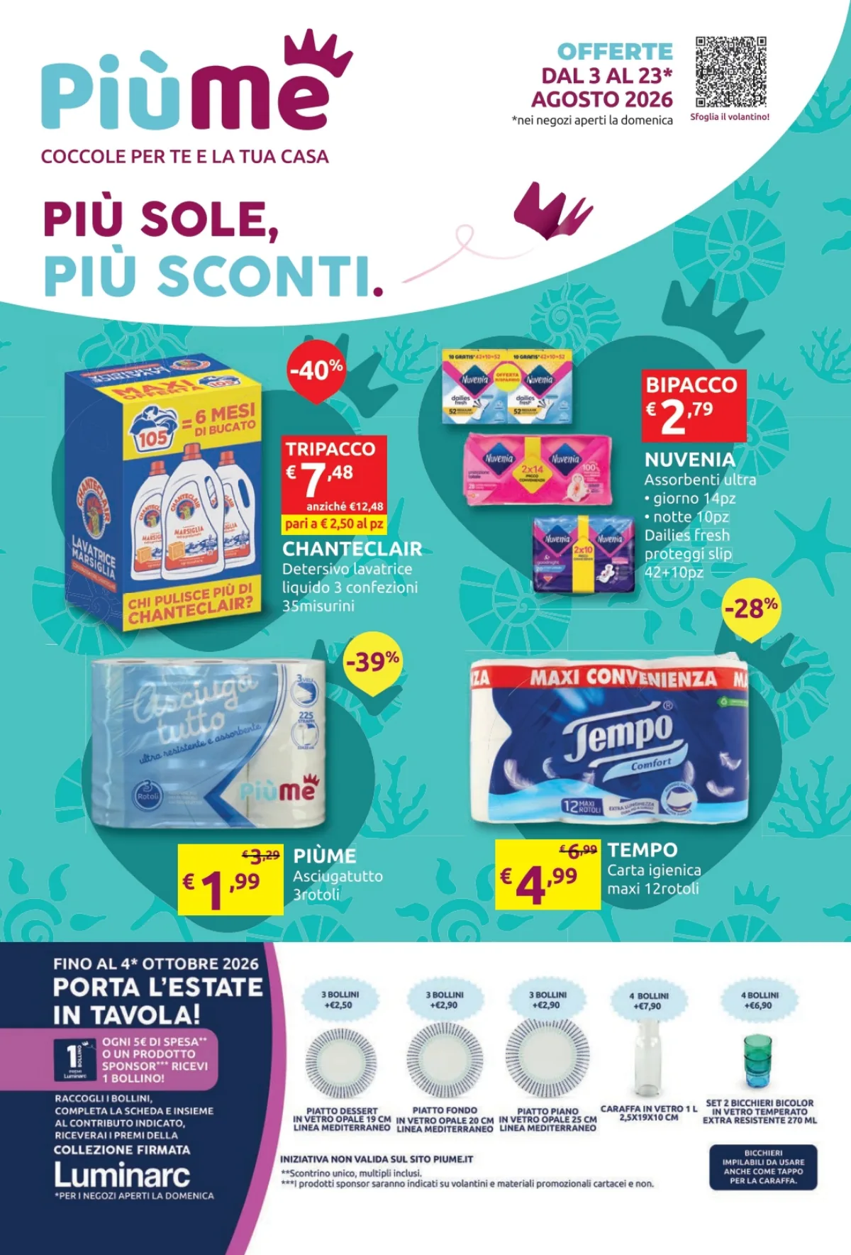 Volantino piume a Genova