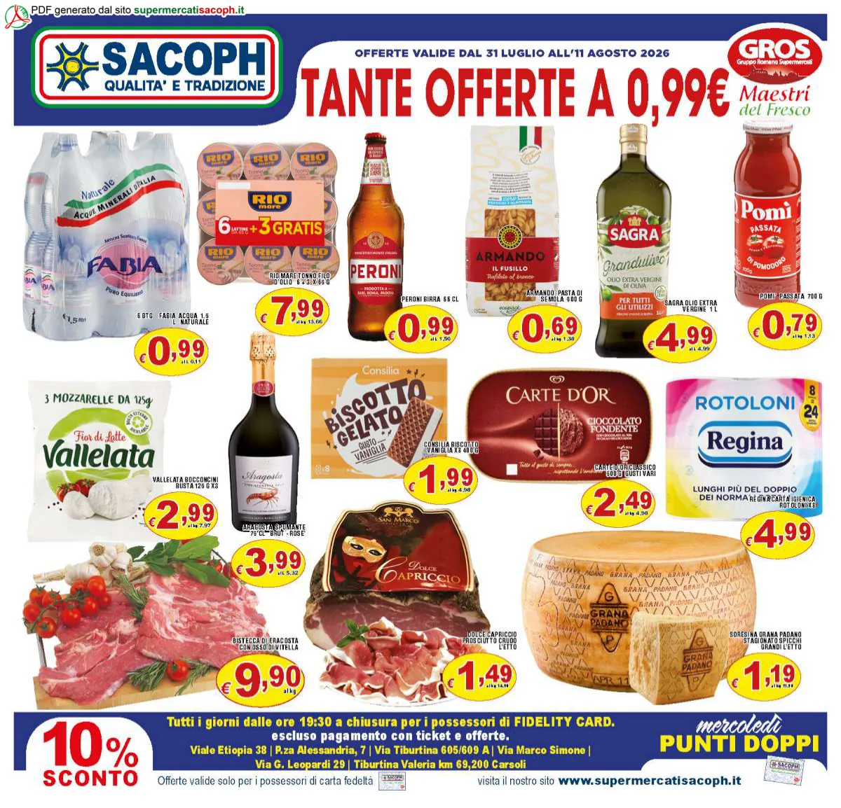 Volantino sacoph a Setteville