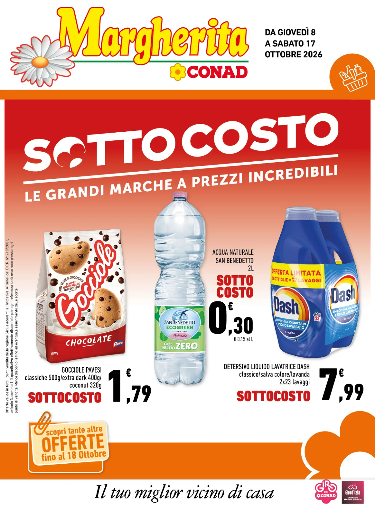 Copertina volantino Margherita Conad