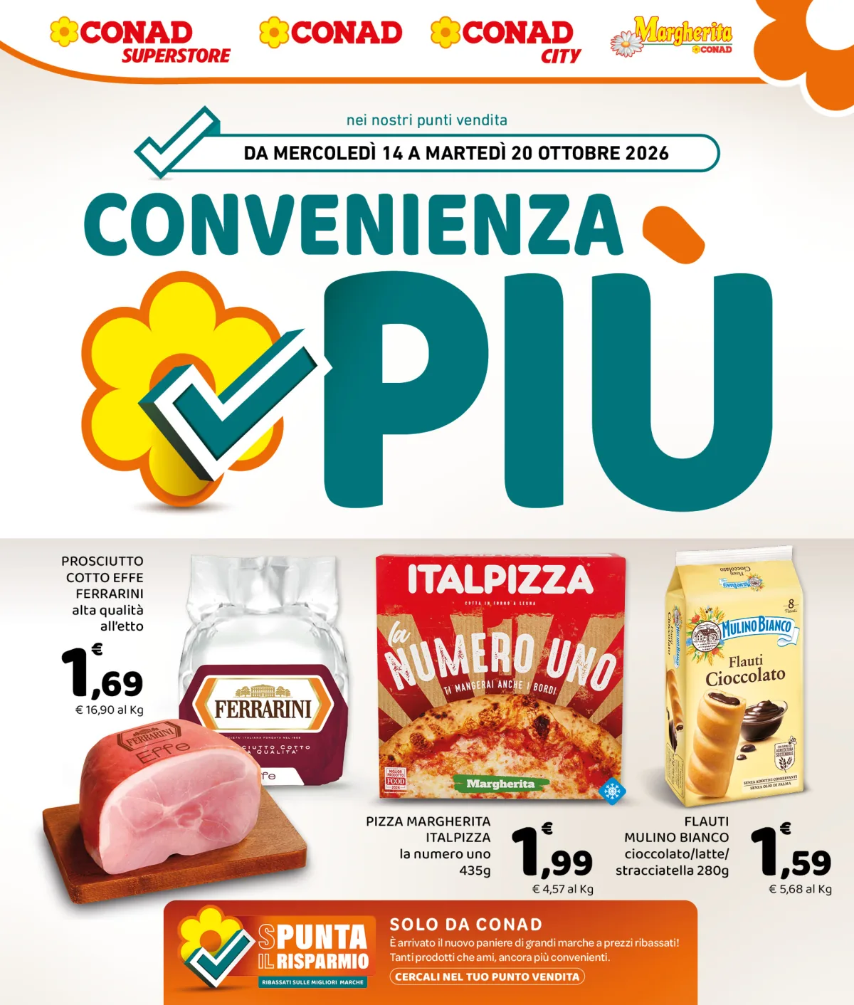 Copertina volantino Margherita Conad