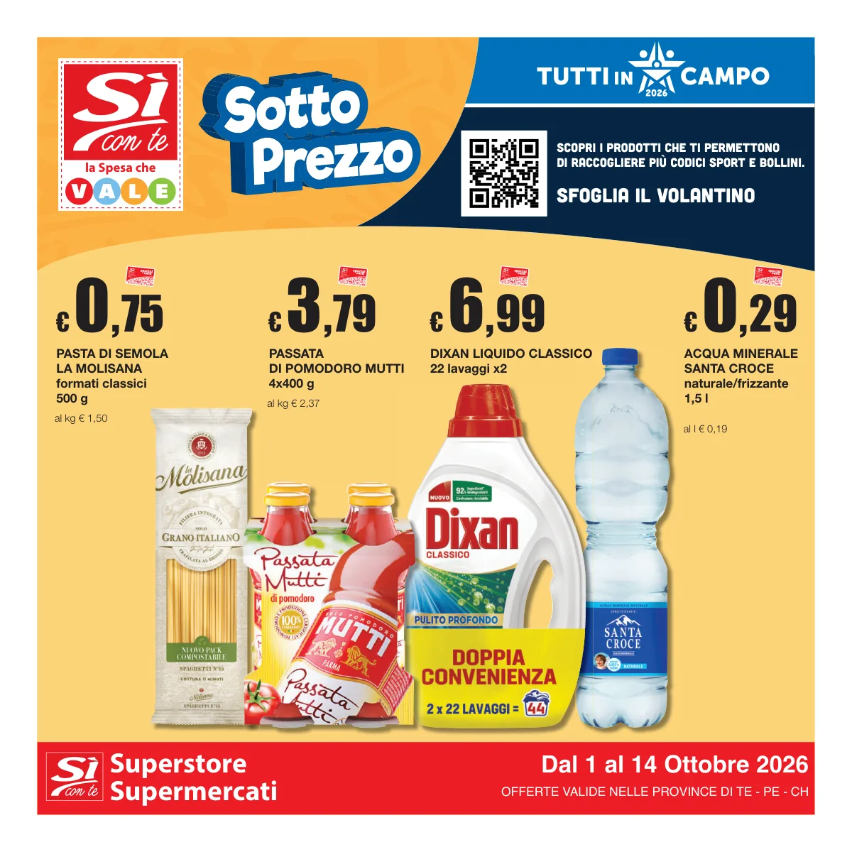 Volantino Sì con Te