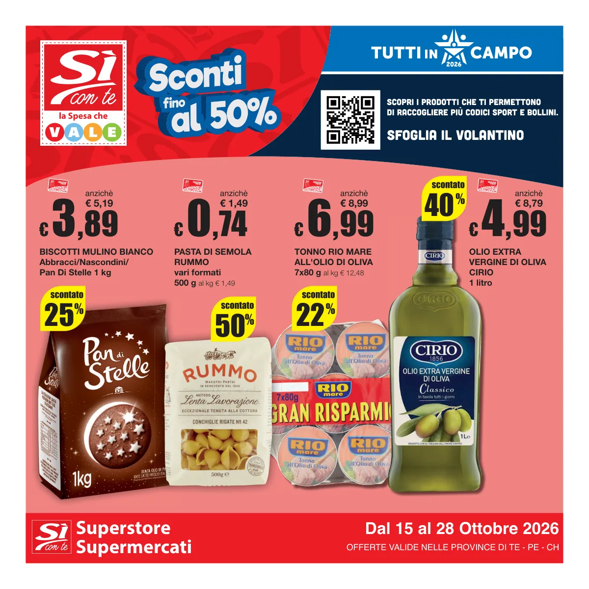 Copertina volantino Sì con Te