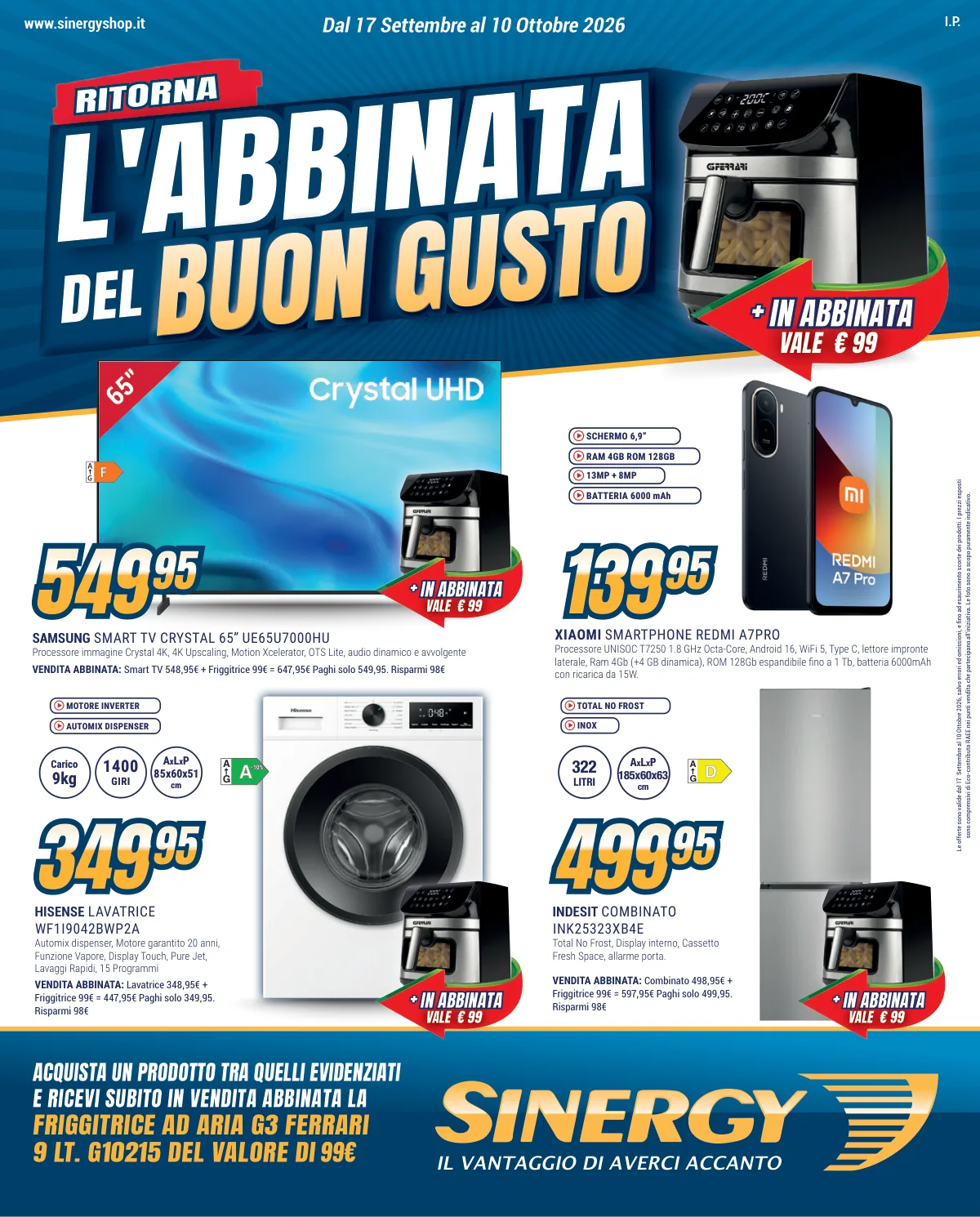 Copertina volantino sinergy