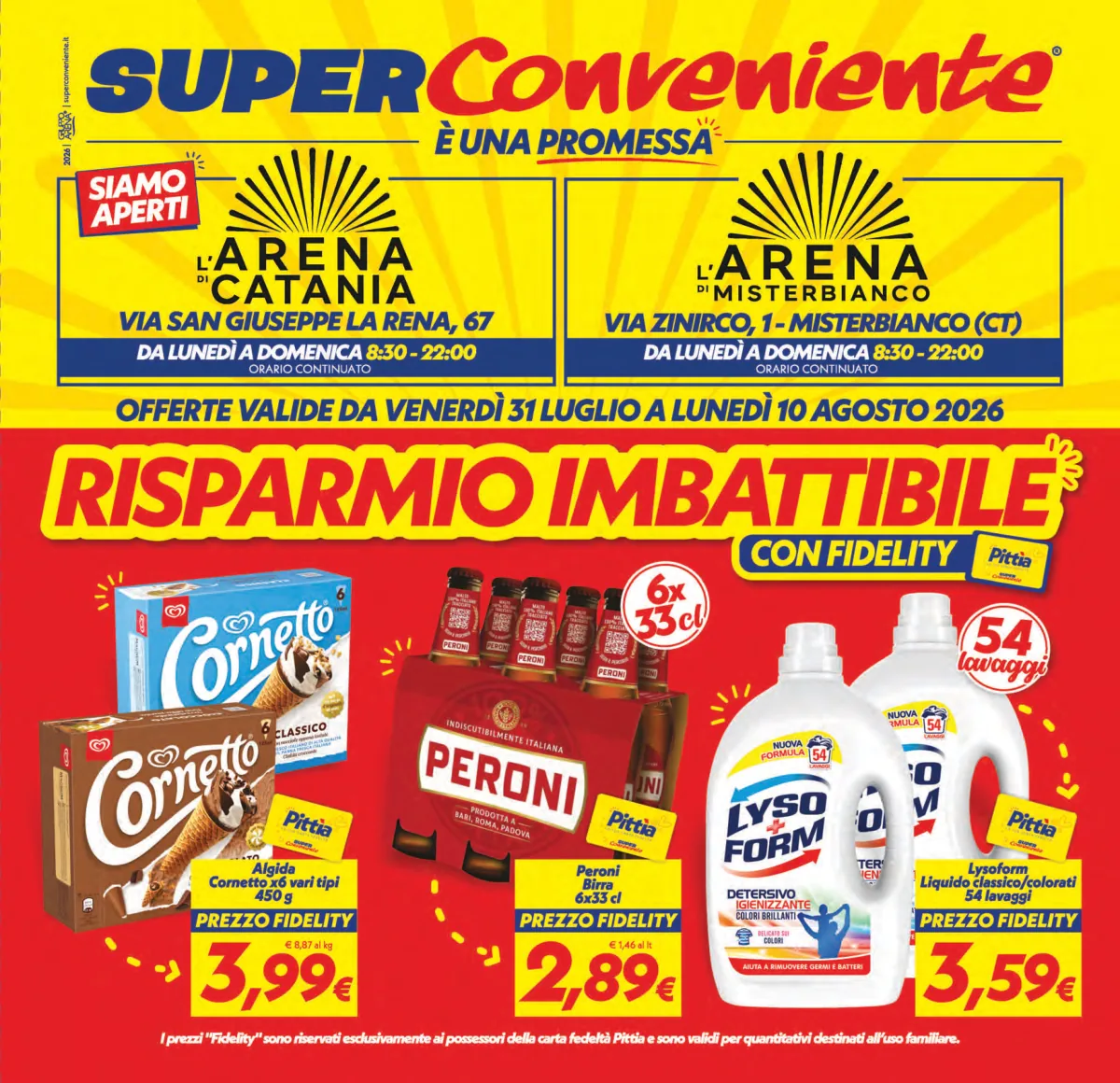 Volantino Acqua e Sapone