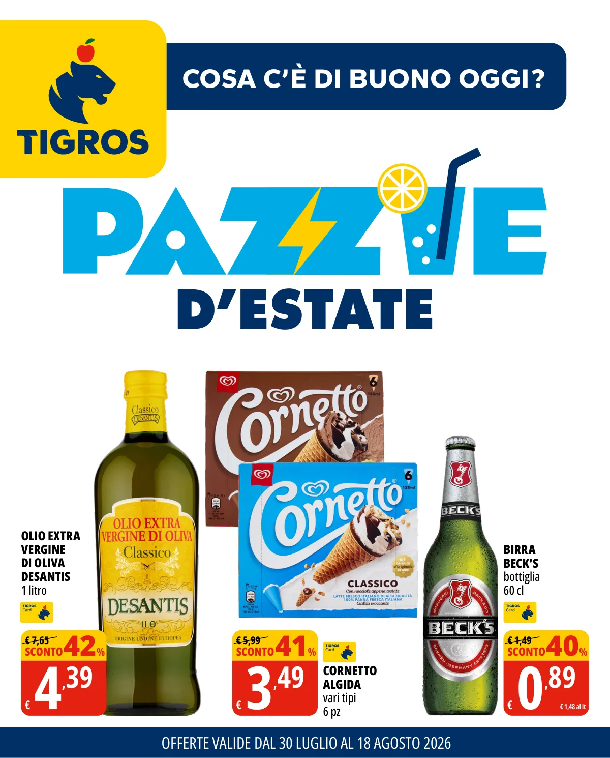 Volantino tigros a Abbiategrasso