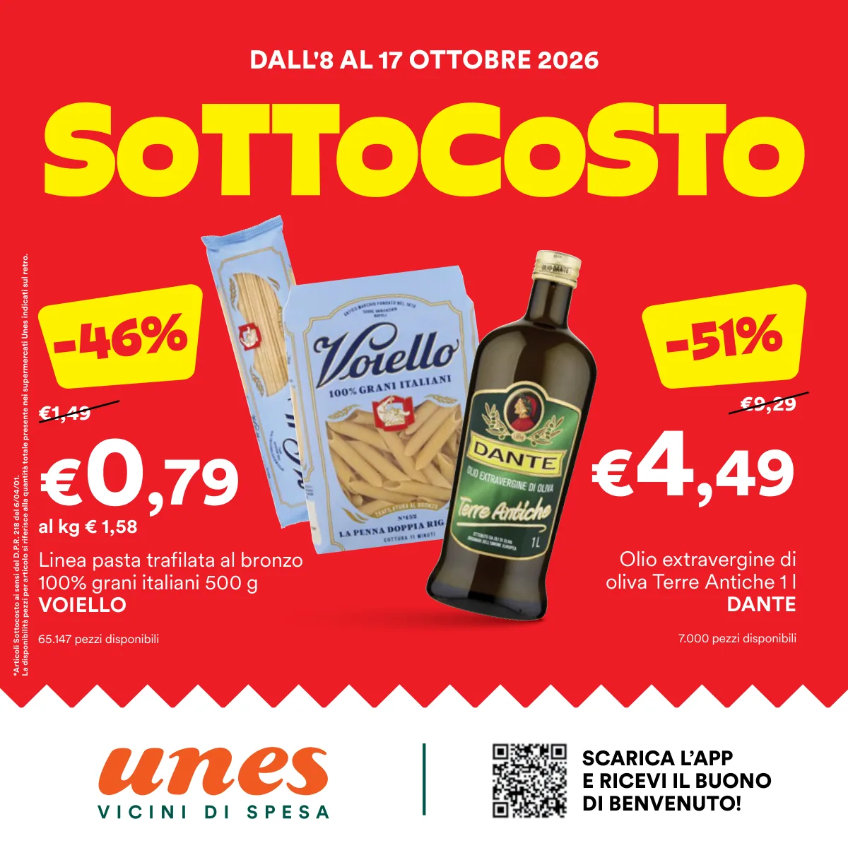 Volantino Unes