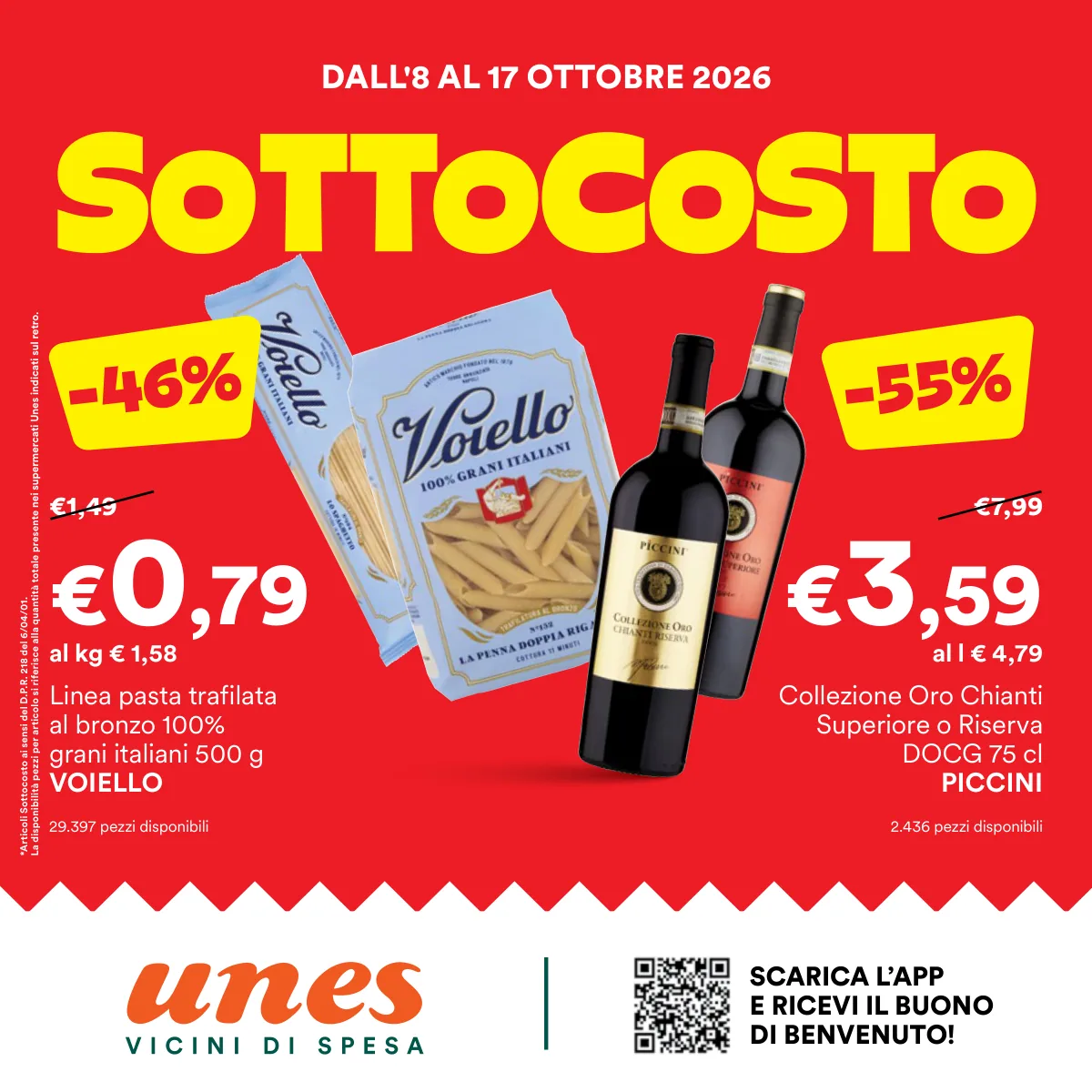Volantino Unes
