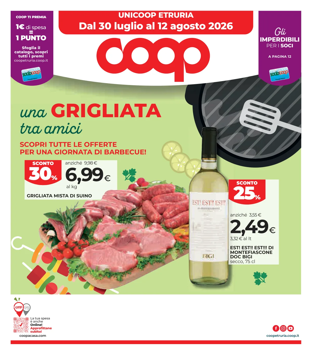 Volantino coop a Ronciglione