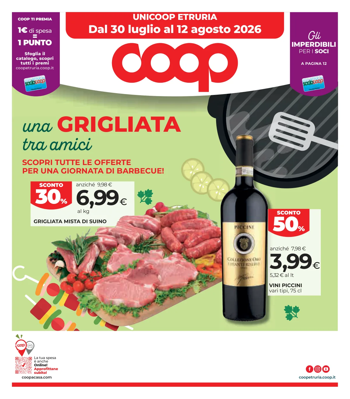 Volantino coop a Donoratico