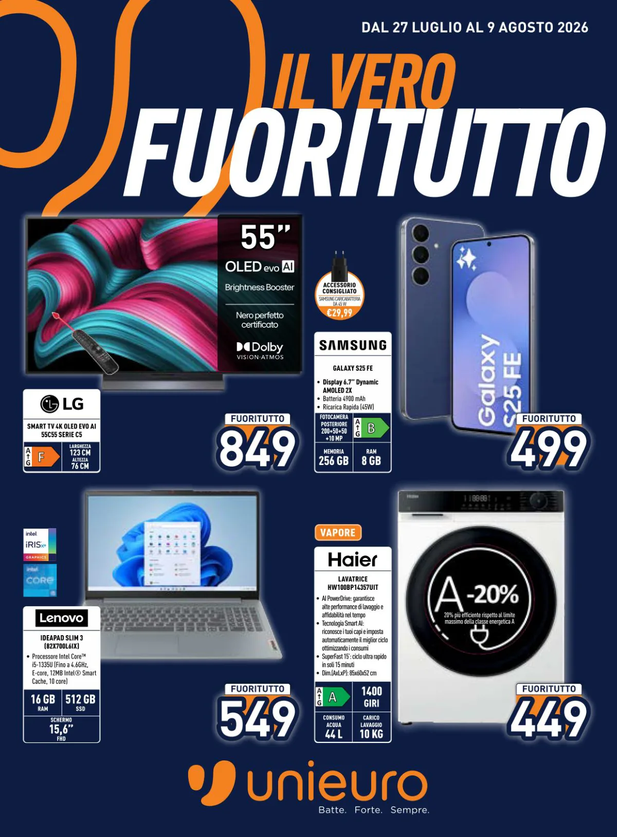 Volantino unieuro a Napoli