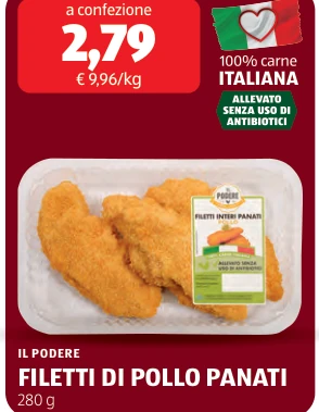 FILETTI DI POLLO PANATI