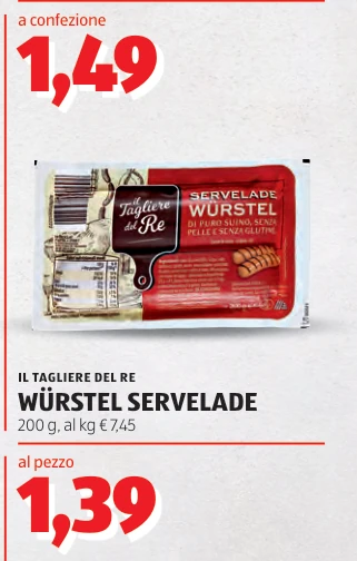 WÜRSTEL SERVELADE