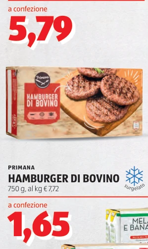 HAMBURGER DI BOVINO