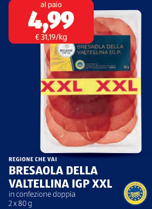 BRESAOLA DELLA VALTELLINA IGP XXL