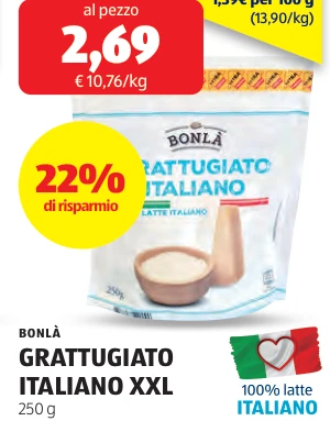 GRATTUGIATO ITALIANO XXL