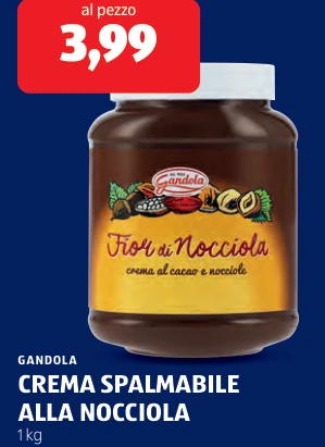 CREMA SPALMABILE ALLA NOCCIOLA