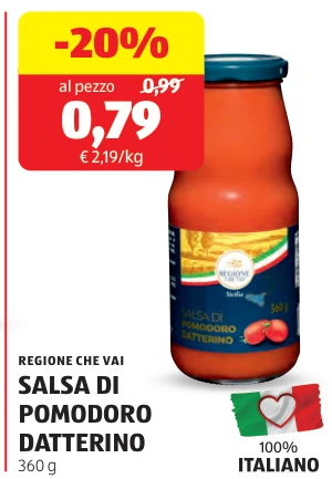 SALSA DI POMODORO DATTERINO