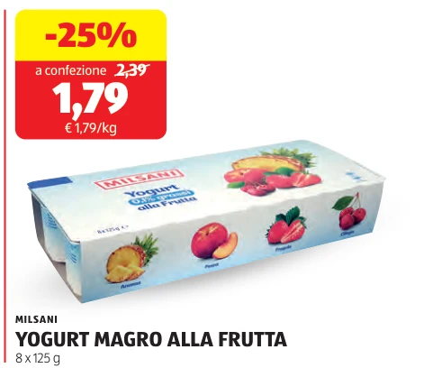 YOGURT MAGRO ALLA FRUTTA