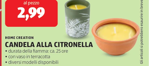 CANDELA ALLA CITRONELLA