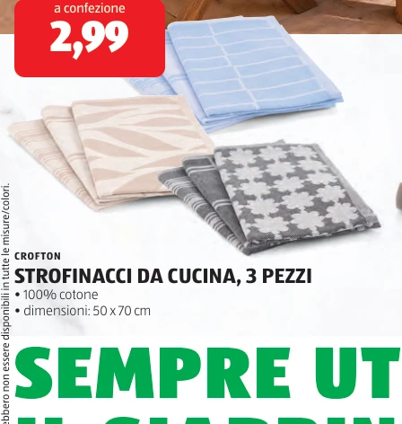 STROFINACCI DA CUCINA