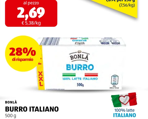 BURRO ITALIANO - Bonlà