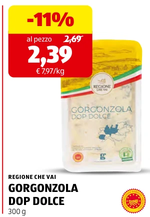 GORGONZOLA DOP DOLCE - Regione Che Vai