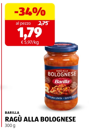 RAGÙ ALLA BOLOGNESE - Barilla