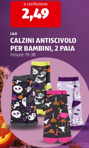 CALZINI ANTISCIVOLO PER BAMBINI - L&D