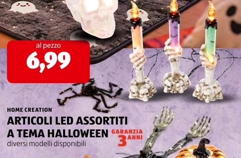 ARTICOLI LED ASSORTITI A TEMA HALLOWEEN - Home Creation