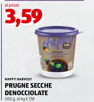 PRUGNE SECCHE DENOCCIOLATE - Happy Harvest