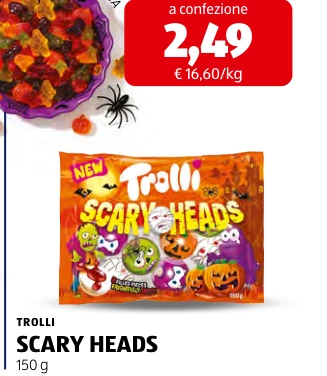SCARY HEADS - Trolli