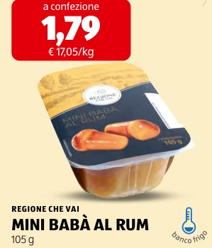 MINI BABÀ AL RUM - Regione Che Vai