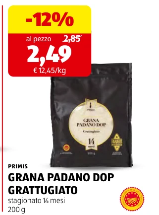 GRANA PADANO DOP GRATTUGIATO - Primis