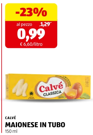 MAIONESE IN TUBO - Calvé