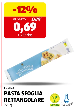 PASTA SFOGLIA RETTANGOLARE - Cucina