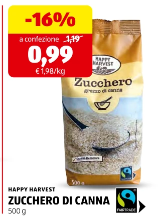 ZUCCHERO DI CANNA - Happy Harvest